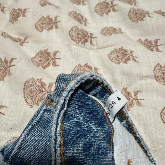 ABRAND A Skirt as seen in Nordstrom and Urban Outfitters Jean Skirt SIZE 24 - Picture 10 of 10